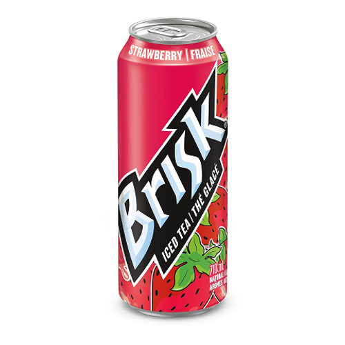 Brisk Strawberry Iced Tea 710ml can Brisk Strawberry Iced Tea 710ml can