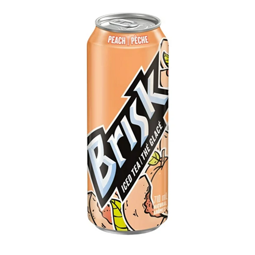 Brisk Peach Iced Tea 710ml can Brisk Peach Iced Tea 710ml can
