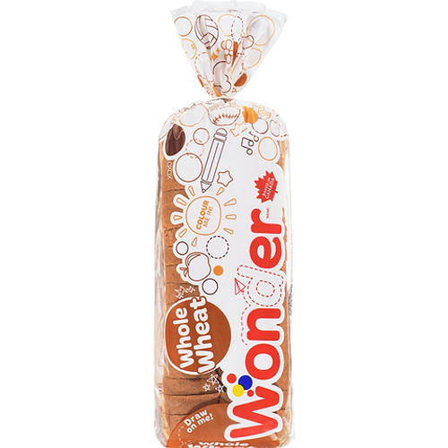 Wonder 100% Whole Wheat Bread 675g loaf – Ace Convenience Canada