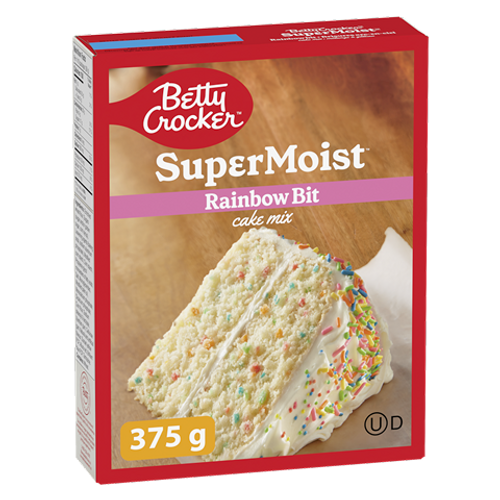 Betty Crocker Super Moist Rainbow Bits Cake Mix 375g – Ace Convenience Canada