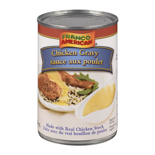 Franco Chicken Gravy 284ml – rich and savory chicken-flavored gravy perfect for roasts, mashed potatoes, and quick meals