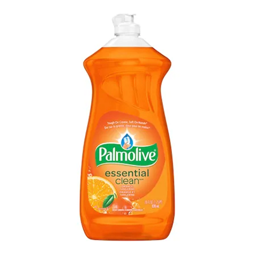 Palmolive Essential Clean Orange Scent 739ml – grease-cutting dishwashing liquid with fresh citrus aroma
