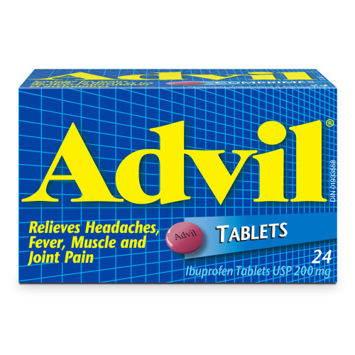 Advil Canada, 24 caplets pain relief Windsor, buy Advil medication Canada, Canadian over-the-counter pain relief products