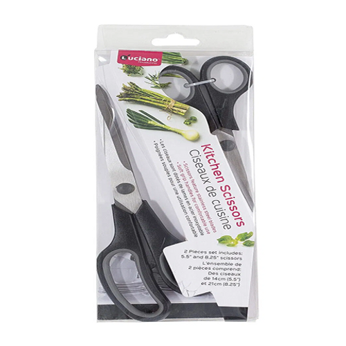 Luciano Kitchen Scissors 2pcs – versatile and durable scissors for cutting meat, vegetables, and kitchen tasks