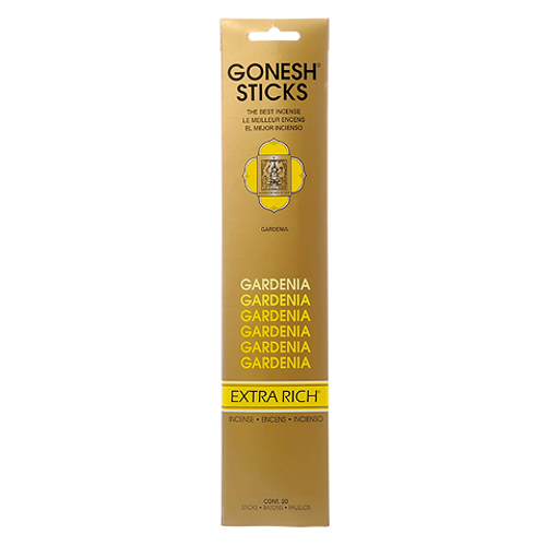 Gonesh Sticks Incense Gardenia 20 Pack – aromatic incense sticks with sweet gardenia fragrance