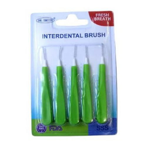 Pur-est Interdental Brush 5 Pack – compact brushes for cleaning between teeth and maintaining oral health