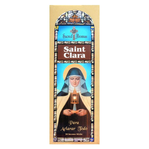 Tulasi Saint Clara Incense 20 Sticks – aromatic incense sticks for a calming atmosphere
