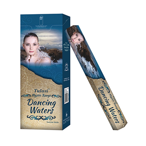 Tulasi Dancing Water Incense 20 Sticks – aromatic incense for relaxation Canada