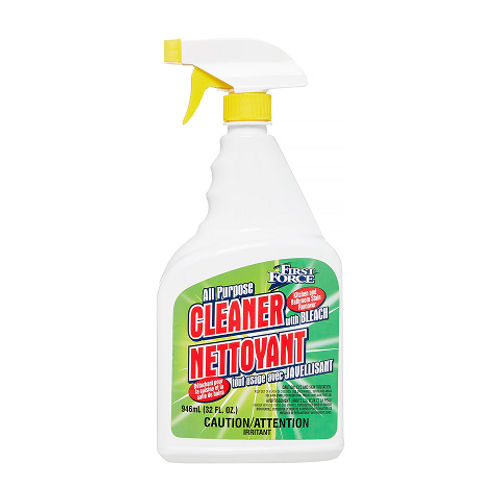 First Force Cleaner with Bleach 946ml – multipurpose cleaner with bleach for deep cleaning