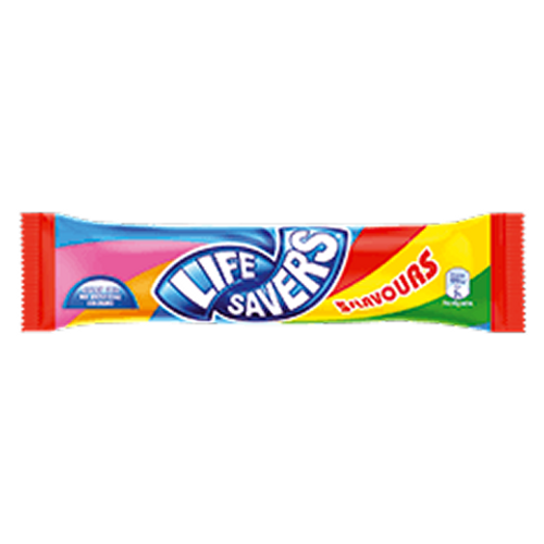 Lifesavers Five Flavour Ice Pop 65ml – frozen fruit-flavored ice pop with five assorted flavors, perfect for a refreshing treat