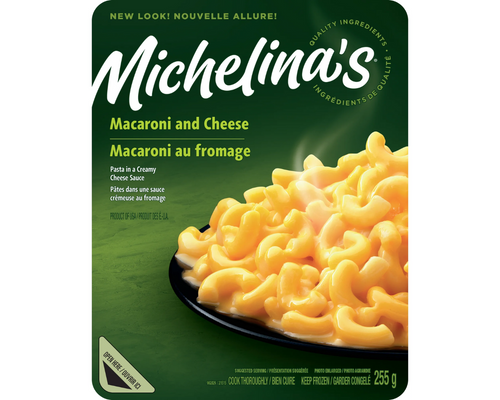 Michelina’s Macaroni and Cheese 225g – frozen creamy macaroni pasta with cheese sauce, perfect for a quick and comforting meal