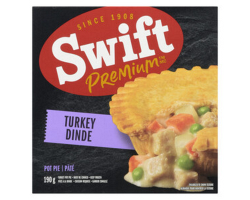 Swift Premium Turkey Pie 190g – savory ready-to-eat turkey pie, perfect for lunch or snack