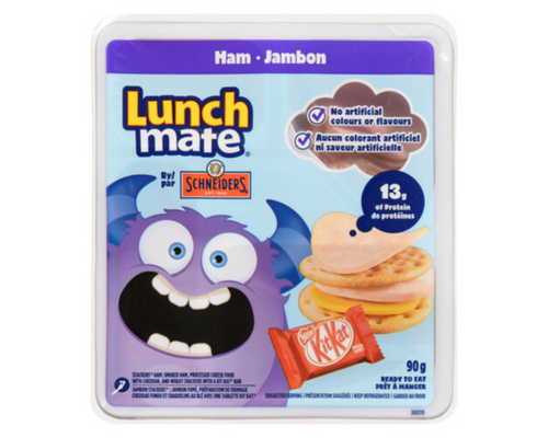 Schneiders Lunch Mate Ham 90g – convenient sliced ham Canada