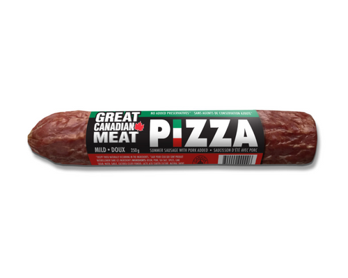 Great Canadian Meat Mild Pizza Salami 275g – flavorful mild salami slices for pizza and snacks Canada