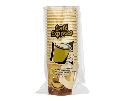 Cafe Express Espresso Cups 20 Pack – disposable espresso cups for coffee serving Canada