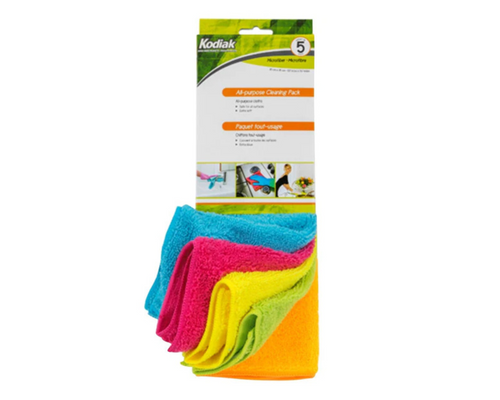 Kodiak Microfiber Cloths 5 Pack