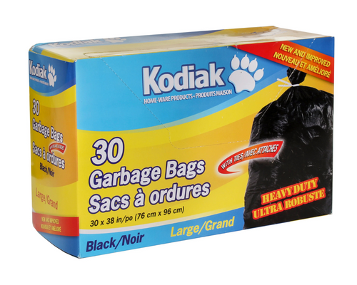 Kodiak 30 Garbage Bags 76cm x 96cm