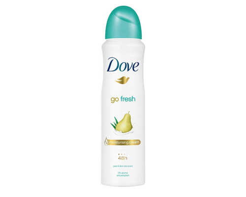 Dove Go Fresh Antiperspirant 150ml – long-lasting deodorant with a fresh, invigorating scent