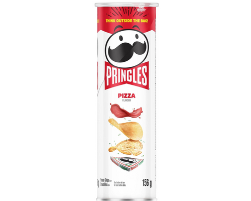 Pringles Pizza Flavour 156g – crunchy potato crisps with pizza flavor Canada