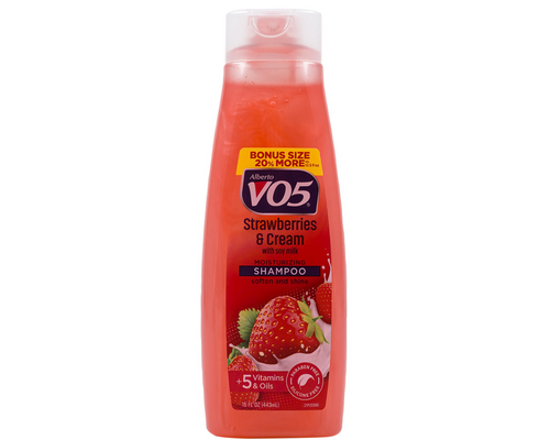 V05 Shampoo Strawberries & Cream 443ml – fruity and nourishing shampoo for healthy hair Canada
