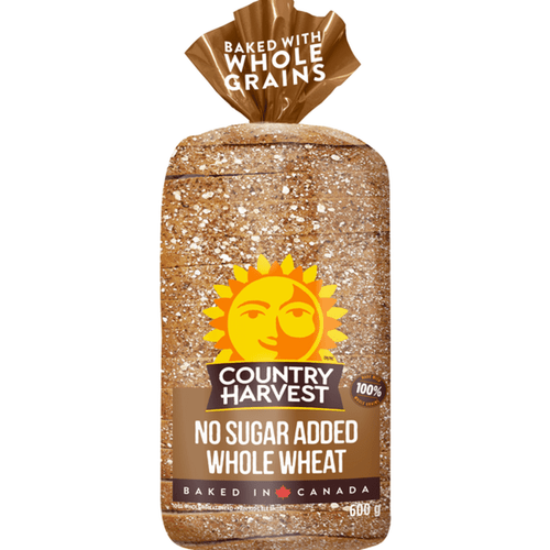 Country Harvest Whole Wheat Bread 600g – wholesome sliced bread with whole wheat