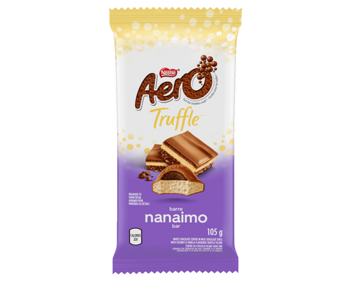 Nestlé Aero Truffle Nanaimo 105g – smooth milk chocolate truffles with creamy Nanaimo-flavored center
