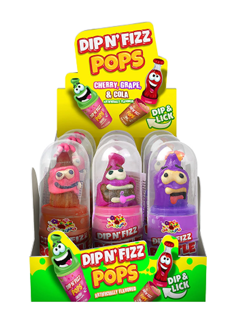 Albert Dip N Fizz Pops Candy 40g Albert Dip N Fizz Pops Candy 40g