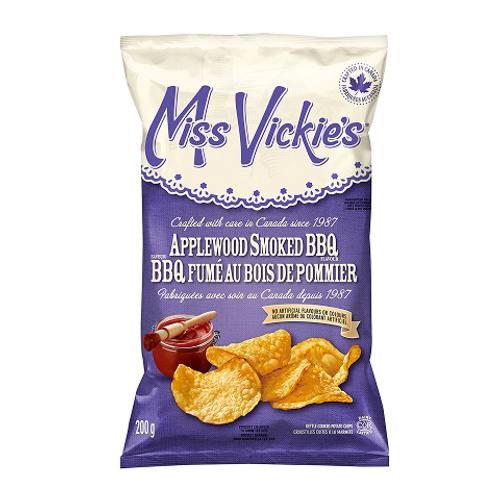 Miss Vickies Applewood Smoked BBQ 200g smoky and savory potato chips