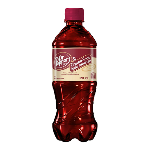 Dr. Pepper Cream Soda 591ml Bottle – Ace Convenience Canada