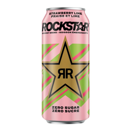 Rockstar Zero Sugar Strawberry Lime Energy Drink 473ml Can – Ace Convenience Canada