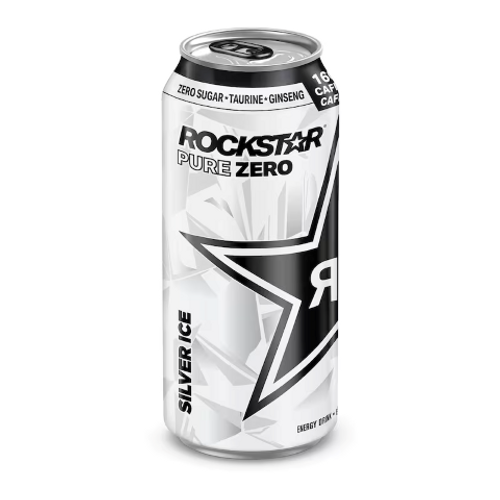 Rockstar Pure Zero Silver Ice Energy Drink 473ml Can – Ace Convenience Canada