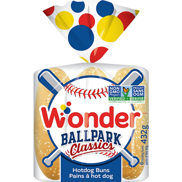Wonder Ballpark Hot Dog Buns 432g pack – Ace Convenience Canada