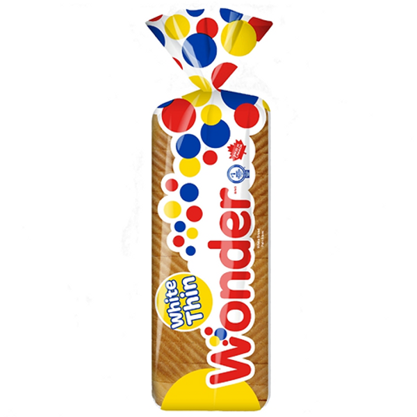 Wonder White Thin Sandwich Bread 675g loaf – Ace Convenience Canada