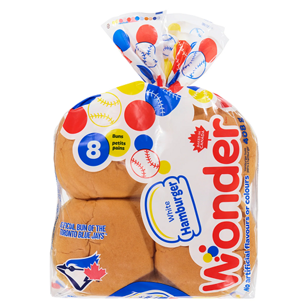 Wonder White Hamburger Buns 408g pack – Ace Convenience Canada