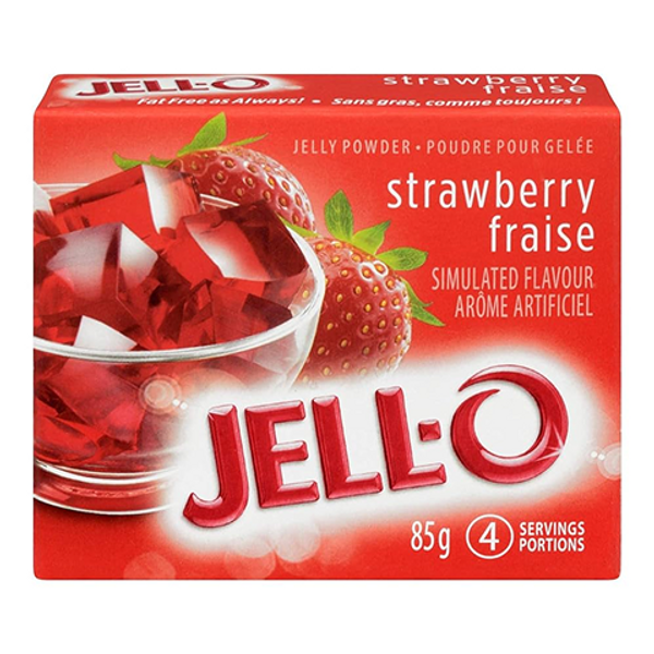 Jell-O Strawberry Jelly Powder 85g – Ace Convenience Canada