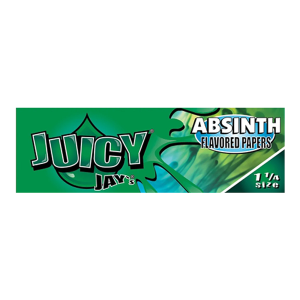 Juicy Jays Absinth 1 1/4 – flavored rolling papers with a sweet absinth taste