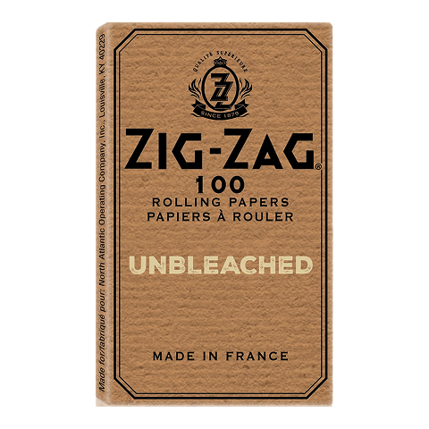 Zig-Zag Unbleached Single Wide – natural unbleached rolling papers in single wide size for a smooth, slow-burning smoke