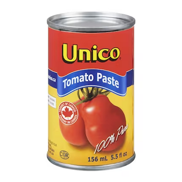 Unico Tomato Paste 156ml – concentrated tomato paste perfect for sauces, soups, stews, and cooking