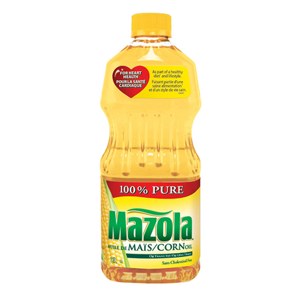 Mazola Corn Oil 1.18L – light and versatile corn oil perfect for frying, baking, and everyday cooking