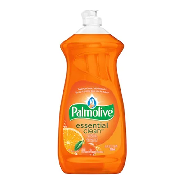 Palmolive Essential Clean Orange Scent 739ml – grease-cutting dishwashing liquid with fresh citrus aroma