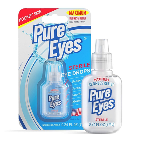 Pure Eyes Eye Drop 7ml – soothing eye drops for relief from dryness and irritation