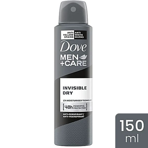 Dove Men Care Invisible Dry Antiperspirant 150ml – Personal Care Canada