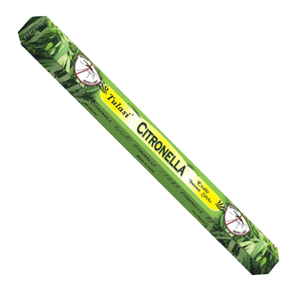 Tulasi Citronella Incense 20 Sticks – fresh citronella incense for outdoor and indoor use