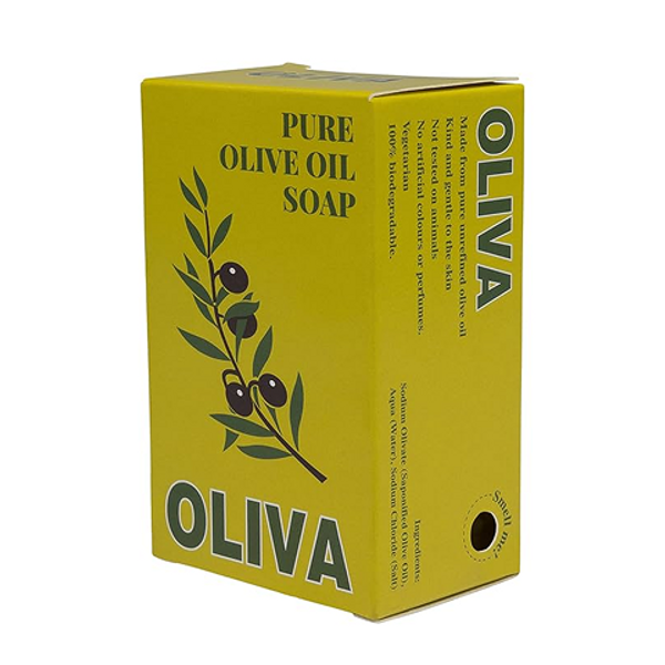 Pure Olive Oil Soap 125g – natural moisturizing soap bar enriched with olive oil