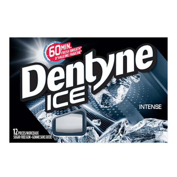 Dentyne Ice Intense 12 Pieces – Sugar-Free Breath Freshening Gum Canada
