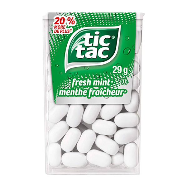 Tic Tac Fresh Mint 29g – Mini Breath Mints Canada