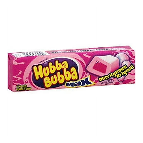 Hubba Bubba Max Original 5 Pieces – Chewy Original Flavoured Bubble Gum Canada
