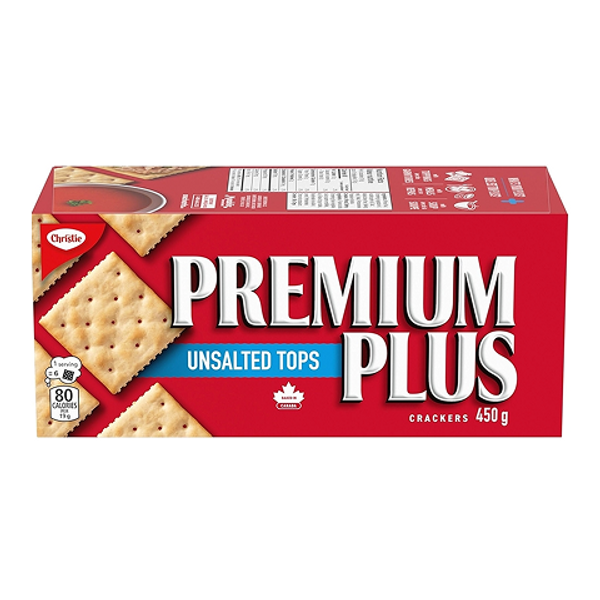 Premium Plus Unsalted Crackers 450g - Plain Snack Crackers from Ace Convenience Windsor Canada