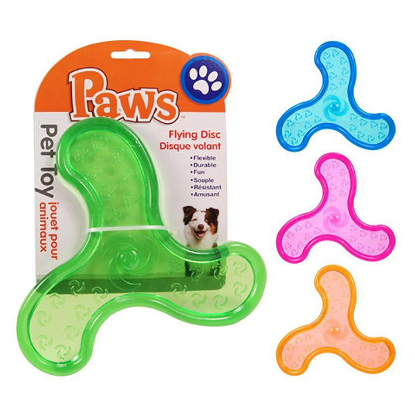 Paws Flying Disc Dog Toy – durable and fun frisbee for dogs, perfect for outdoor play and exercise