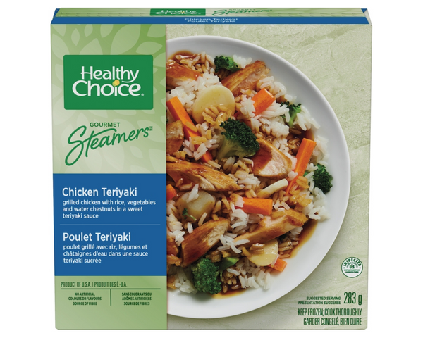 Healthy Choice Chicken Teriyaki 283g – frozen meal with tender chicken, vegetables, and teriyaki sauce, perfect for a quick and healthy dinner